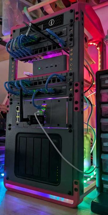 Rack 10" pentru Homelab – Rack V2 Heavy Duty