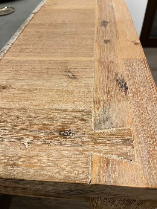 Masa Extensibila Lemn Masiv Salcam (180-240 cm) + Cadou 4 Scaune