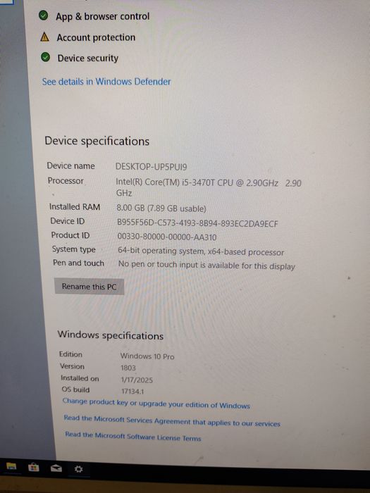PS mini lenovo m 92p i5