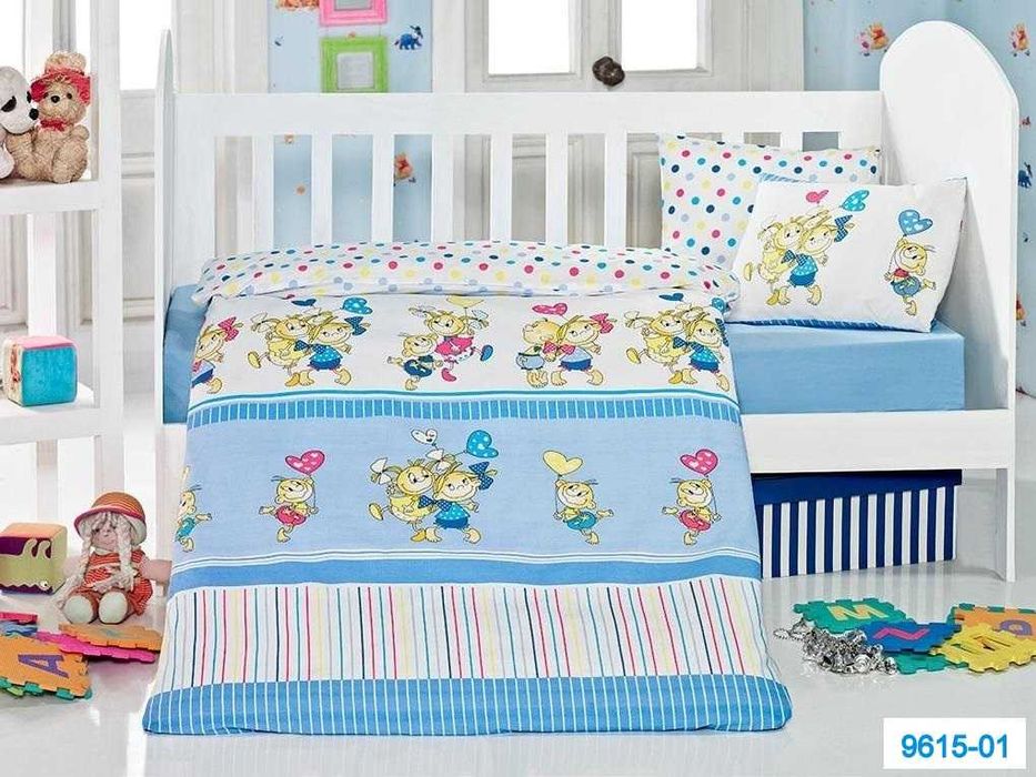 Бебешки Спален Комплект 100% Памук Ранфорс