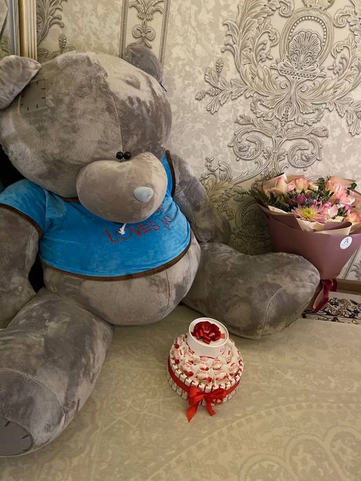 Большой мишка тедди