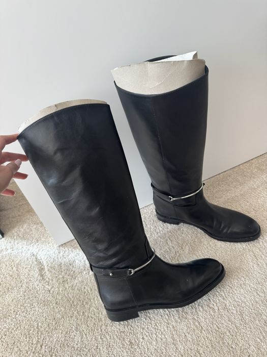 Ботуши от естествена кожа Massimo Duti