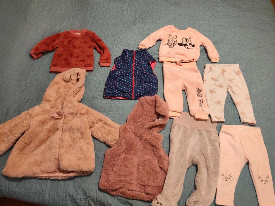Лот зимни дрехи за бебе 74 размер