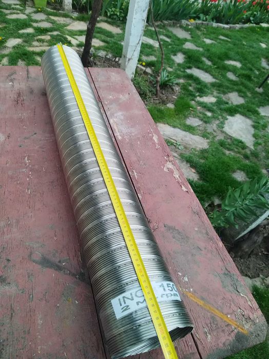 INOX неръждаеми  димоотводни елементи ф150