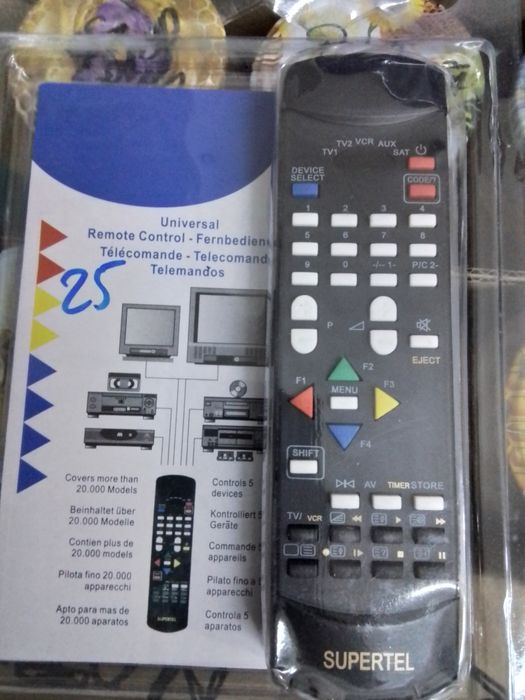 Telecomanda Universala Pilot Multifunctionala 5 in 1, Pentru Tv, Vcr,