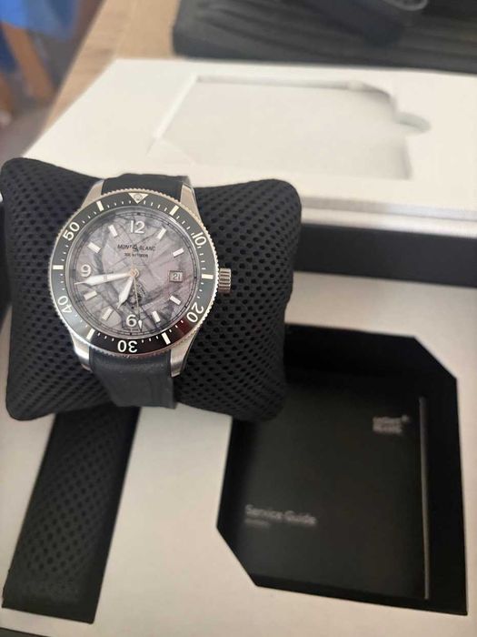Montblanc 1858 iced sea automatic date