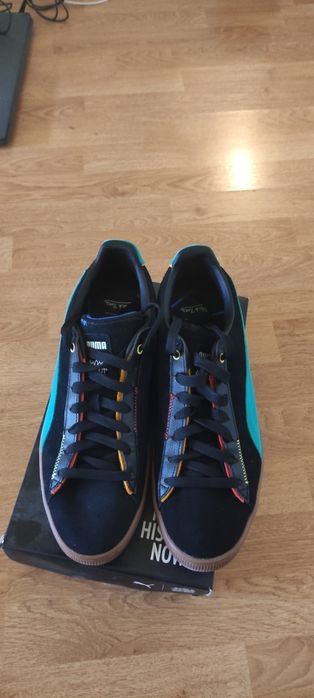 Puma Suede black fives 44.5