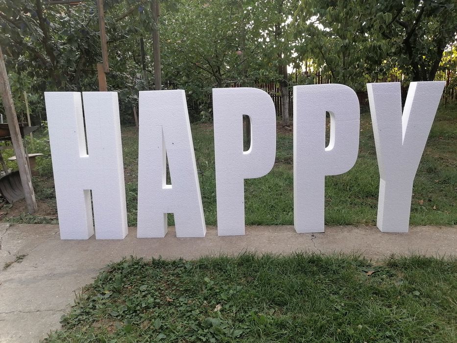 Litere Volumetrice Polistiren / Litere Botez / Litere Nunta