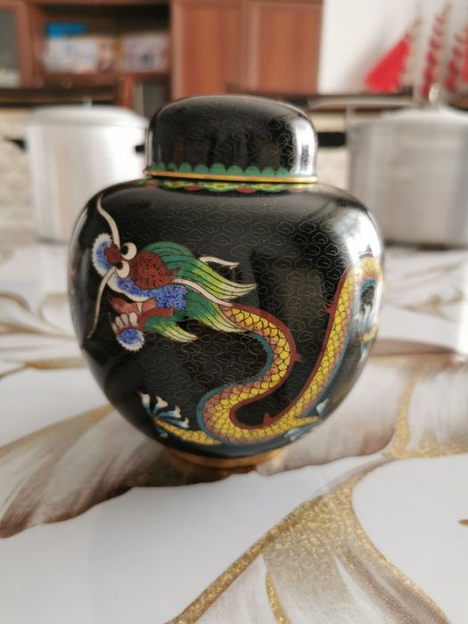 Баночка для специй,китайская, клуазони
