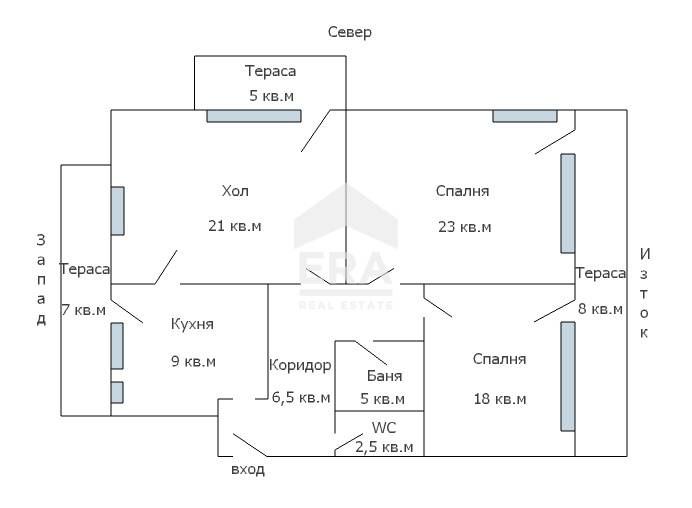 Продава се Четиристаен апартамент в Варна, Чайка - 105 кв.м за 1734 €/кв.м - Снимка #11