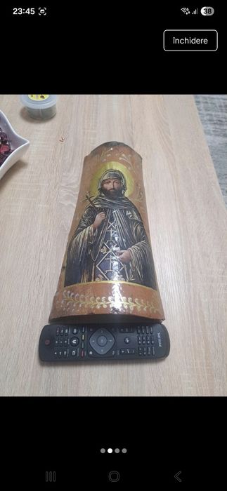 Icoana pe țiglă  vintige