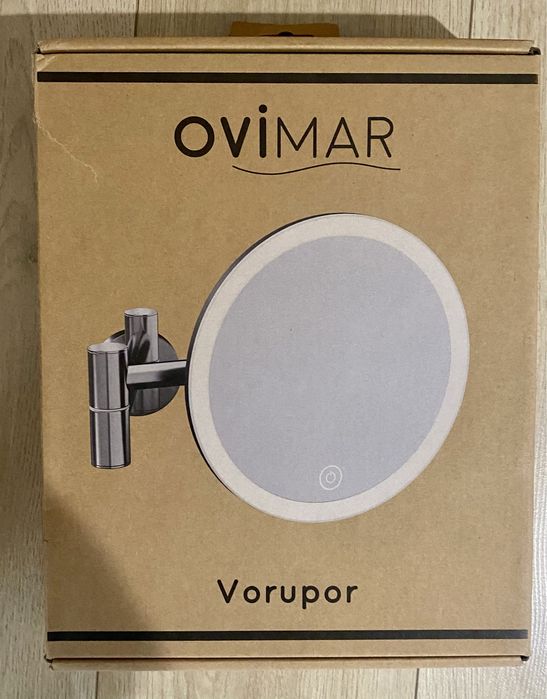 Oglinda machiaj / cosmetica  cu led , reincarcare usb , mareste de 5X