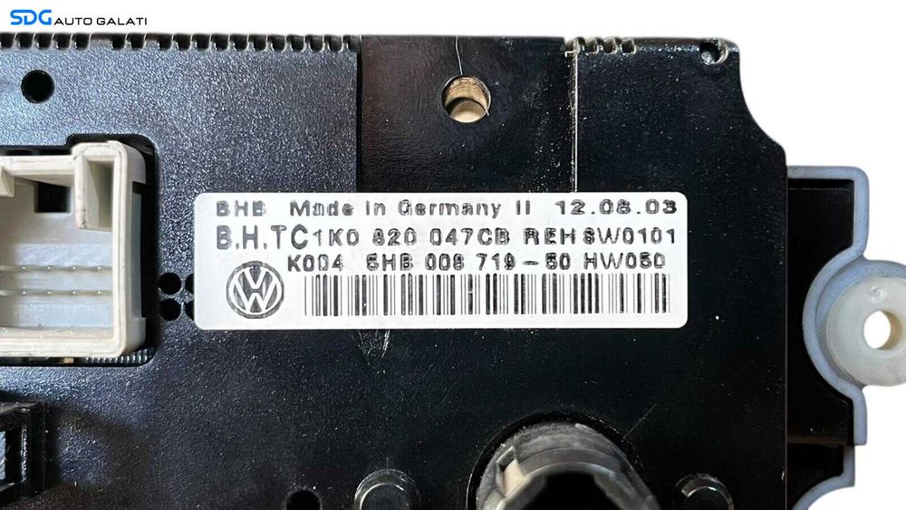 Panou Modul Unitate Comanda AC Aer Conditionat Clima Climatic Volkswagen Touran 2003 - 2010 Cod 1K0820047CB 5HB008719 [LC0578]