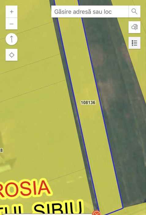 Teren 4200 mp cu latimea de 25m liniari la drum judetean