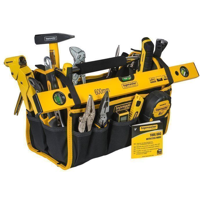 Geanta de scule cu maner din otel topmaster