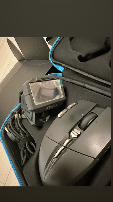 Mouse Gaming Wireless Gigabyte Aivia Uranium + GHOST Macro Station (Pachet Complet, Cutie + Husă)