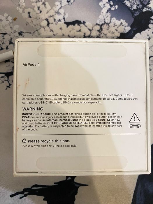 AirPods 4 — оригинал, отличное состояние