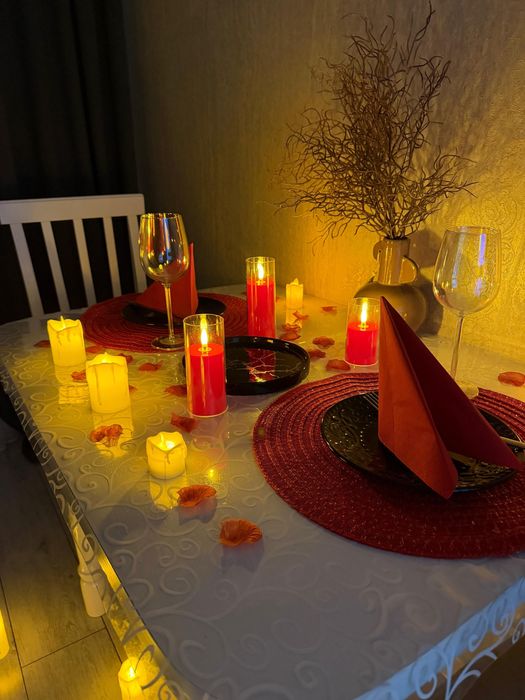 Оформление квартир)романтический вечер)