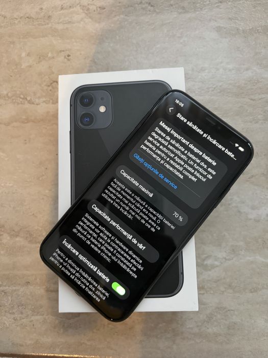 Iphone 11 black,64gb,stare buna.