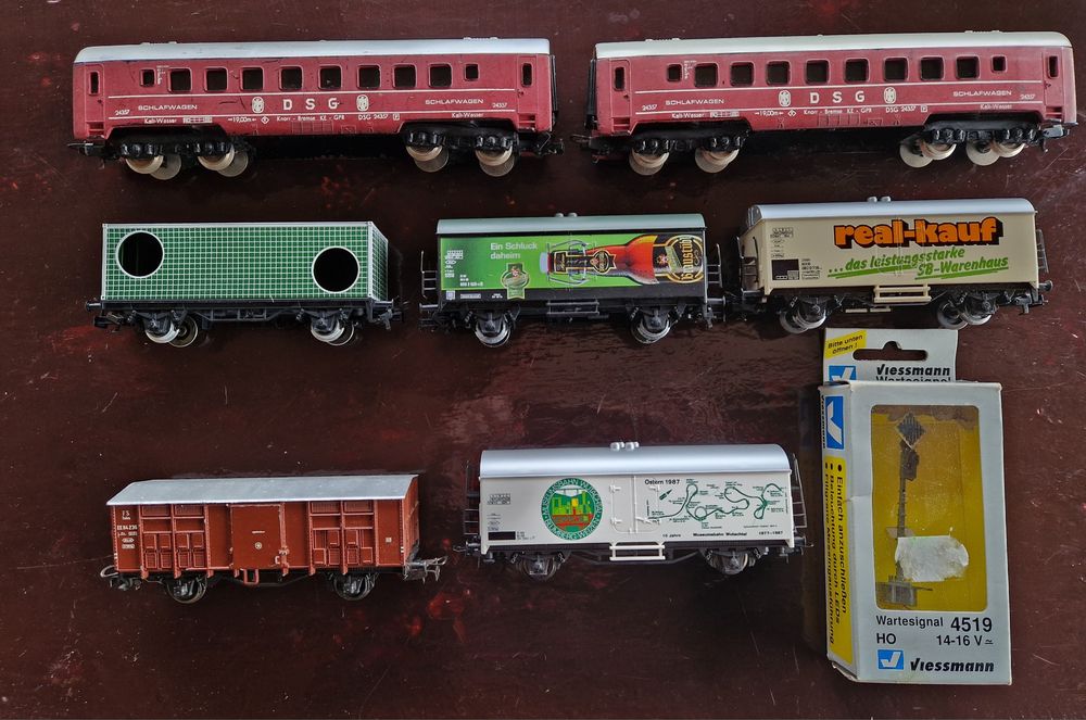 Lot Vagoane trenulet electric HO