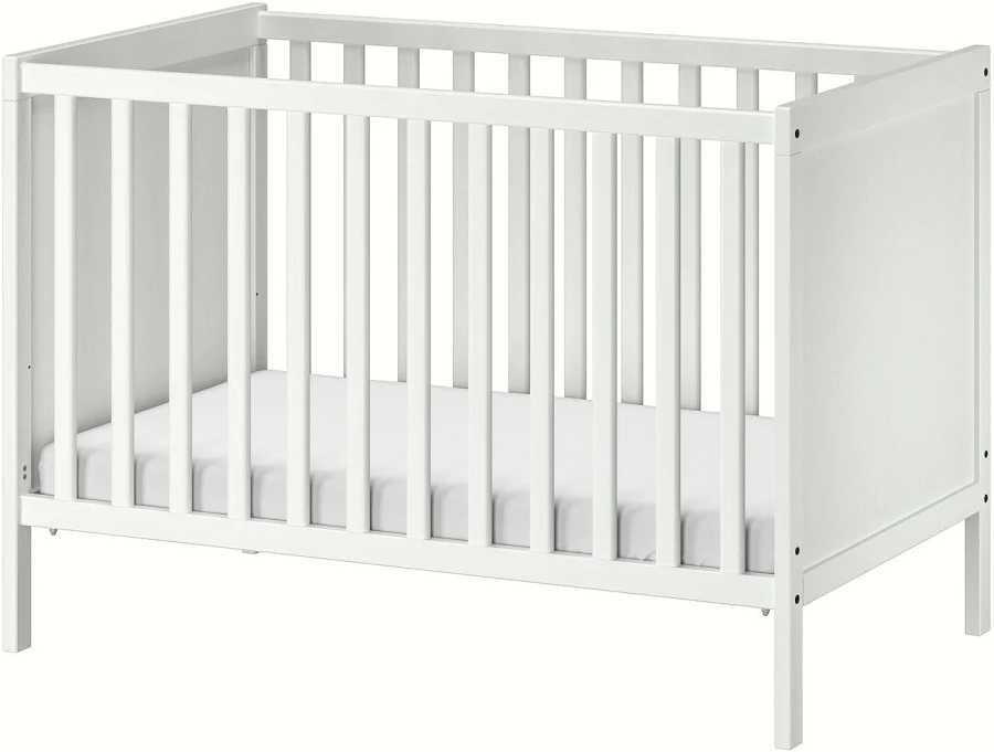 Pătuț IKEA SUNDVIK alb 60x120, în stare excelentă, aproape nou
