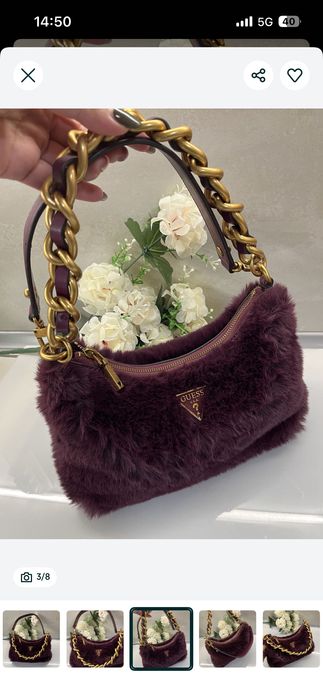 Guess liu jo чанта с косъм