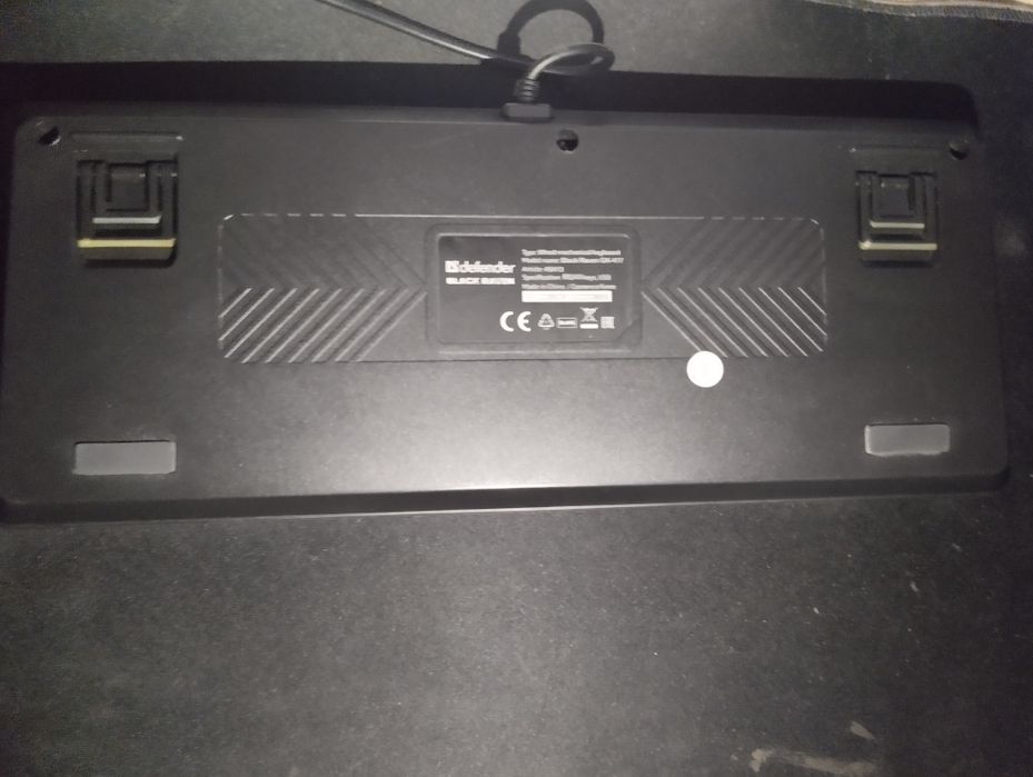 клавиатура Defender black raven