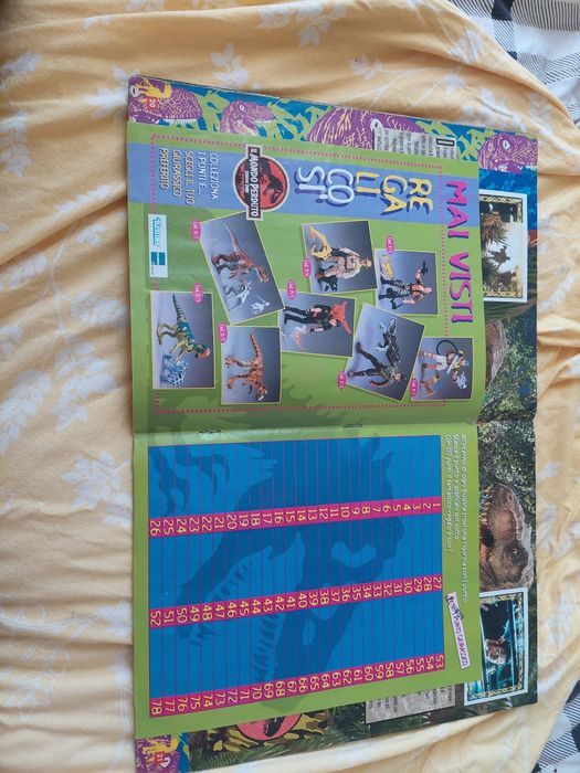 Album merlin (nu panini) Jurassic Park anii 90