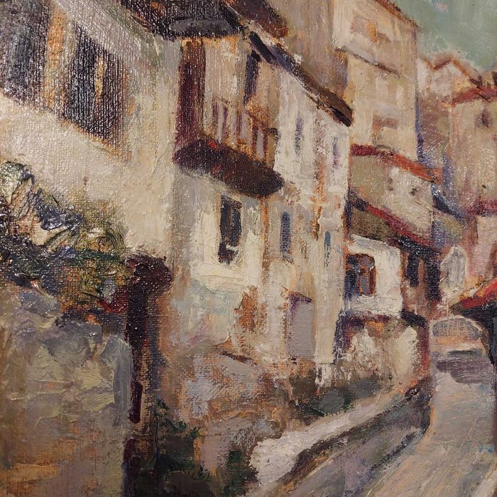 Картина пейзаж-маслени бои 1992, Г.Генов