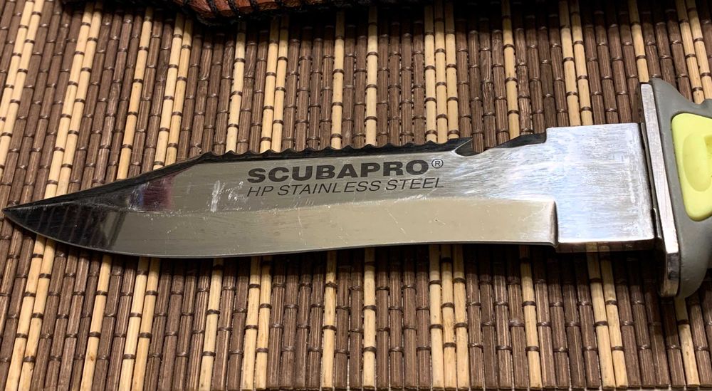 Cutit Scubapro K-6 Dive original Italia lama 15,5m drumetii colect