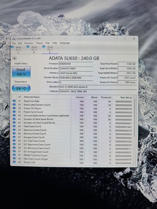 SSD ADATA SU650 240GB – Stare 100% (Garanție 2 ani Altex inclusă)