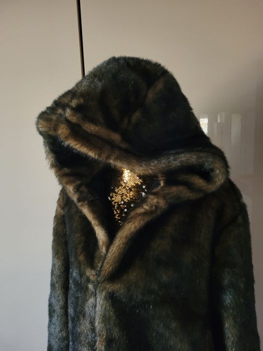 Geaca de blana artificiala Zara