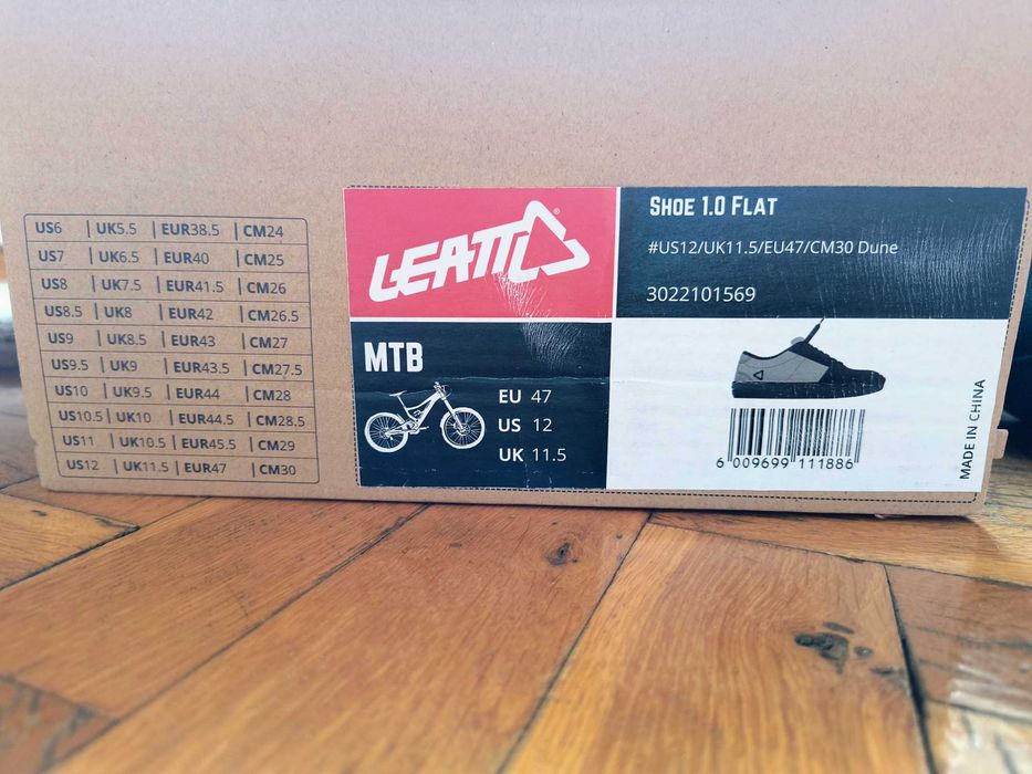 MTB shoes Leatt 1.0 flat