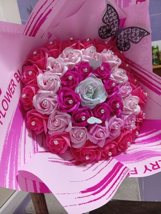 Buchete de flori din săpun