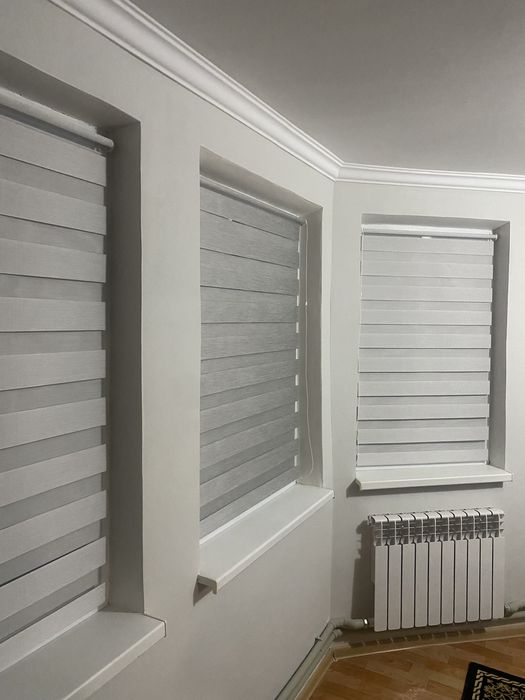 Жалюзи роллшторы день ночь