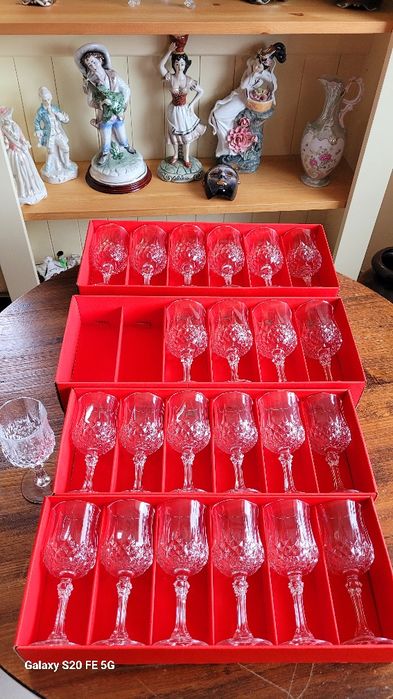 Декоративни чаши оловен кристал Longchamp  Франция