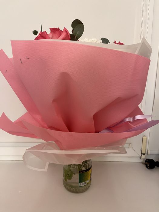 Цветы розы метровые