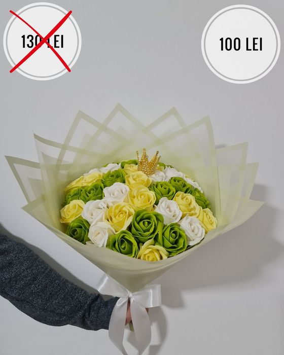 Buchete cu trandafiri de săpun