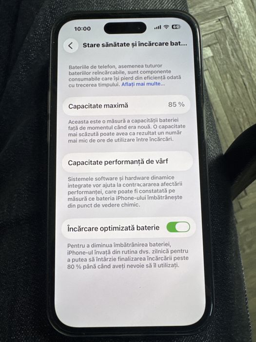 Iphone 14 pro, 128 gb, 85%, neverlocked, black