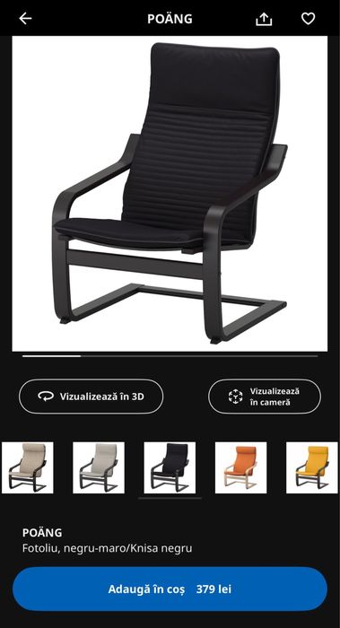 Set fotolii ikea poang