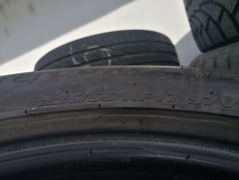 225 55 17 гуми като нови kumho rft 4 броя