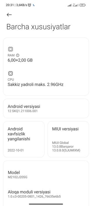 Poco x3pro 128 talik ideal karopka dakument