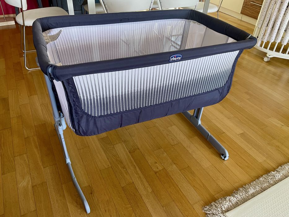 Chicco Next2Me Air India Ink – pătuț atașabil co-sleeper + saltea