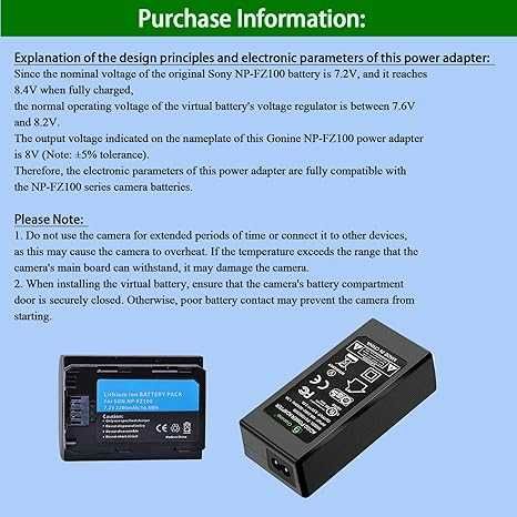 Baterie  Dummy NP-FZ100 pentru camere Sony