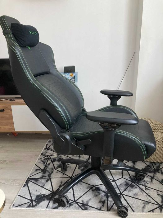 Gaming геймърски/офис стол Razer Iskur XL, Зелен