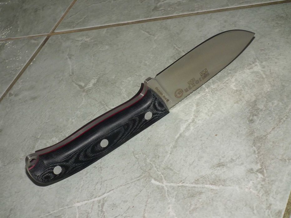 Cutit bushcraft spaniol JOKER Ursus otel Böhler N695 amnar si paracord, nou, cutie