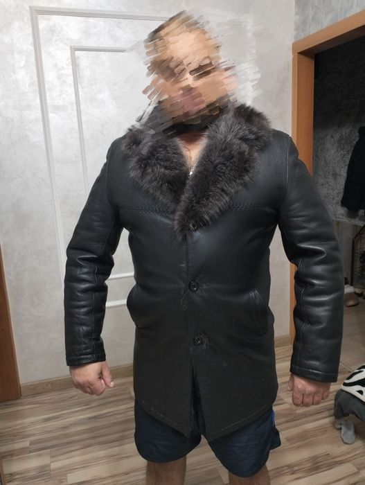 Кожаная куртка мужская