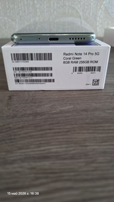 Като нов  Redmi Note 14 Pro 5G , с гаранция