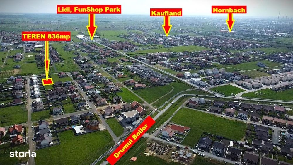 836mp TEREN MOSNITA - Toate Utilitatile - Locatie TOP