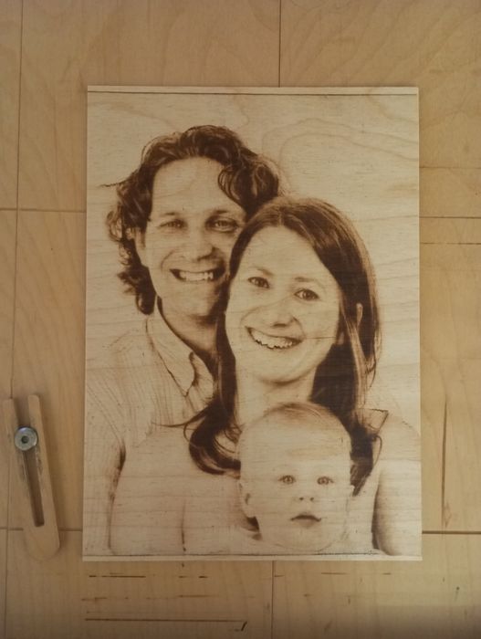 Портрети по снимка на дърво